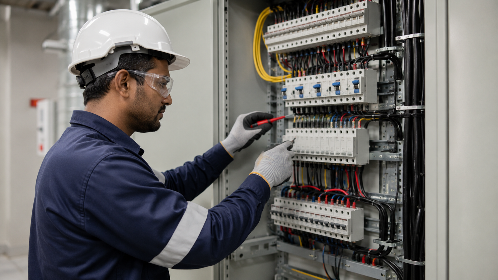 Electrical panel and earthing visual